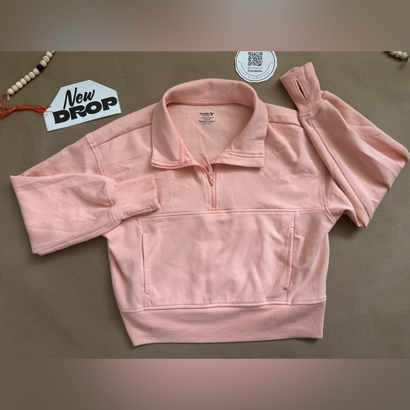 Old Navy Other - OLD NAVY Light Coral Quarter-Zip Fleece Pullover $19 SIZE Extra Large (GIRLS) XL